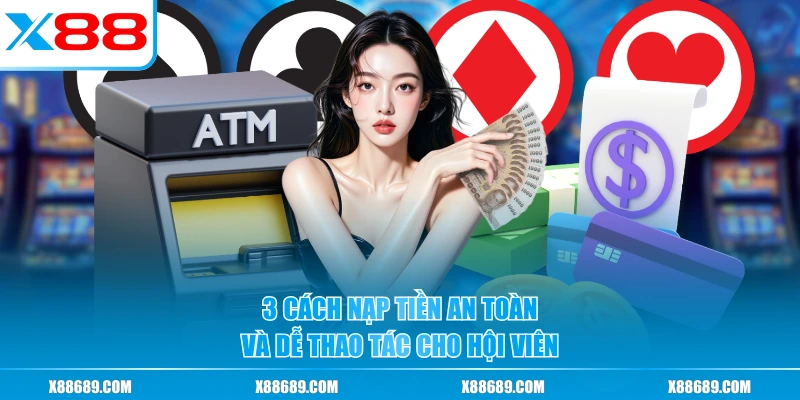 Nạp Tiền X88 - Hỗ Trợ Đa Phương Thức Xử Lý Chưa Đầy 3 Phút