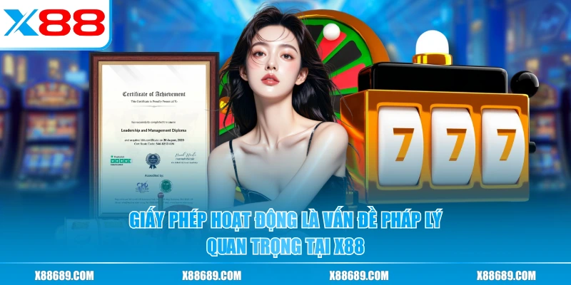 Giấy Phép Hoạt Động - Bằng Chứng Uy Tín Hàng Đầu Tại X88